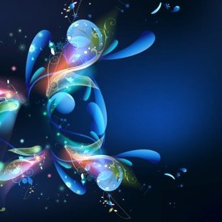 Pattern blue Apple Watch photo face Wallpaper