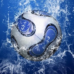 Cool blue soccer Apple Watch photo face Wallpaper