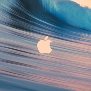Apple wave Apple Watch photo face Wallpaper
