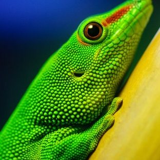 Animal green lizard Apple Watch photo face Wallpaper