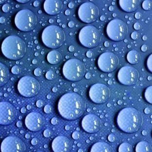 Natural water drops blue Apple Watch photo face Wallpaper