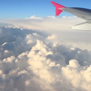 Sky clouds airplane Apple Watch photo face Wallpaper