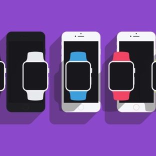 Illustrations iPhone Apple Watch Apple Watch photo face Wallpaper