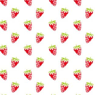 Pattern illustration fruit strawberry red women-friendly Apple Watch photo face Wallpaper