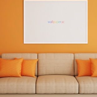 Interior sofa orange wallpaper.sc Apple Watch photo face Wallpaper
