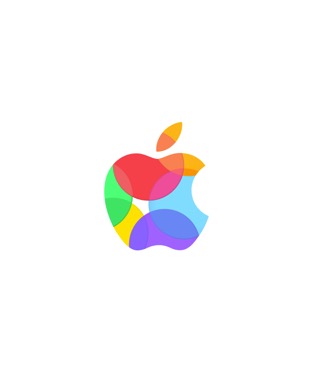 Apple logo colorful white | wallpaper.sc AppleWatch