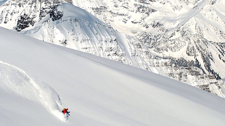 Landscape snow mountain skiing Desktop PC / Mac Wallpaper