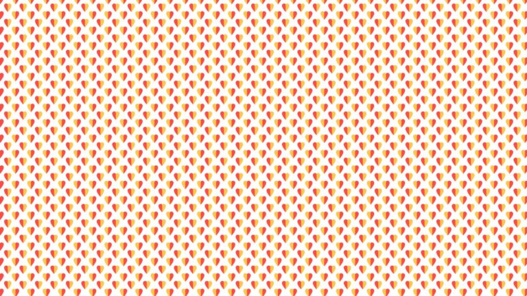 Pattern Heart red orange white women-friendly Desktop PC / Mac Wallpaper