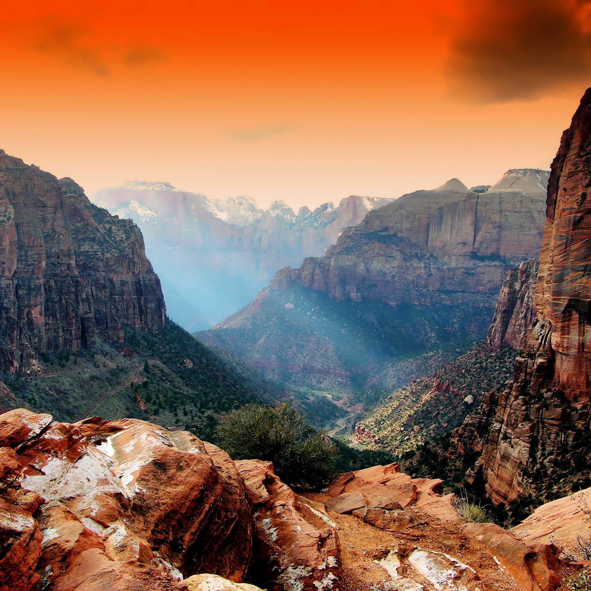 Rocky mountain landscape | wallpaper.sc iPad