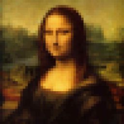 Mona Lisa picture mosaic iPad / Air / mini / Pro Wallpaper
