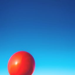 Landscape sky red balloons iPad / Air / mini / Pro Wallpaper