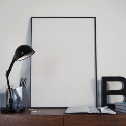 Interior desk poster white iPad / Air / mini / Pro Wallpaper