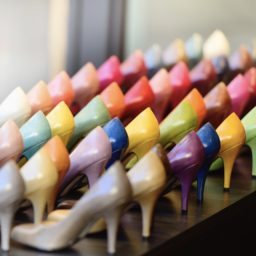 Colorful shoes high heels iPad / Air / mini / Pro Wallpaper