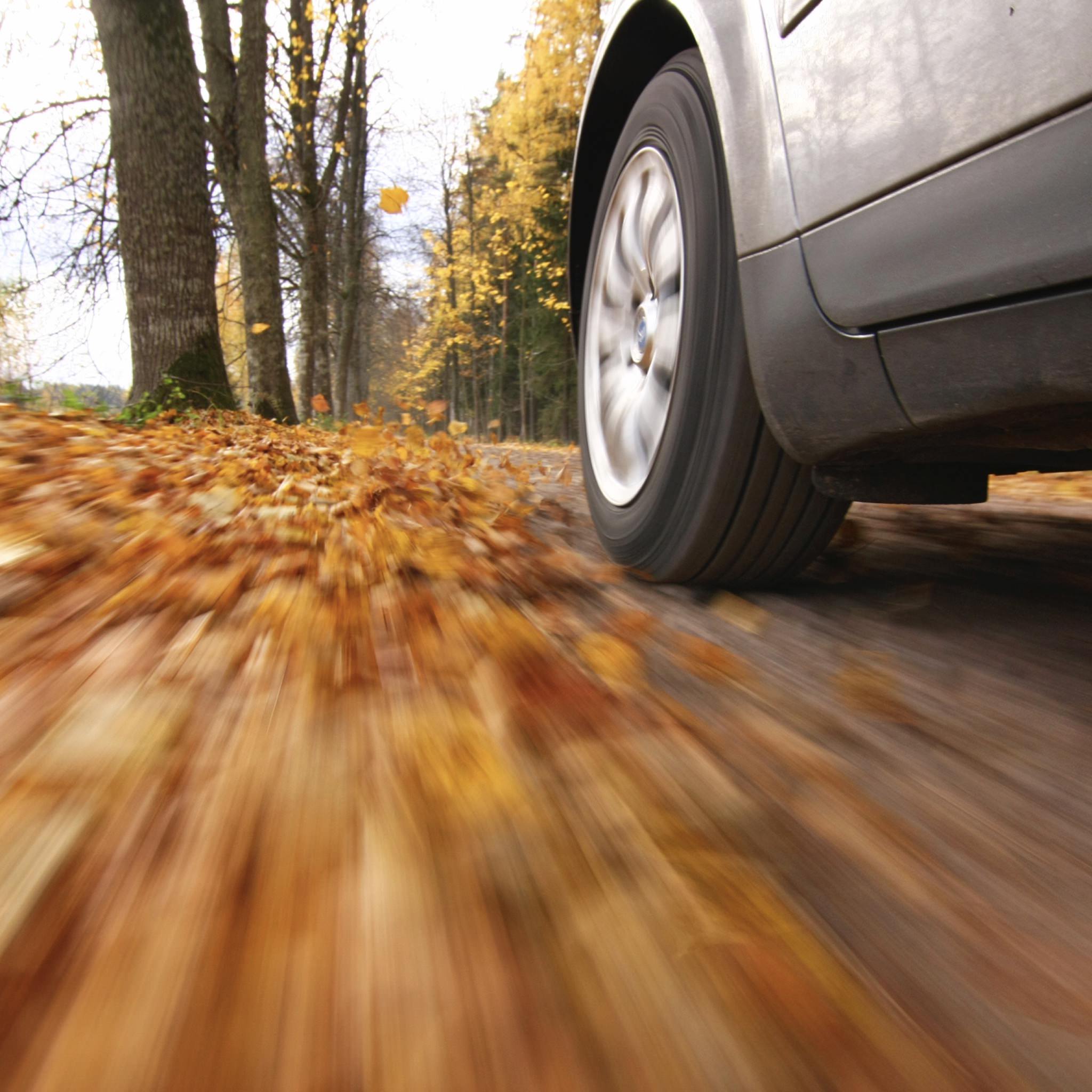 Car as Tire Wallpaper