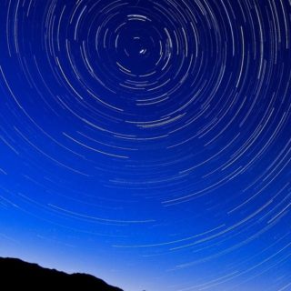 Landscape sky star iPhone4s Wallpaper