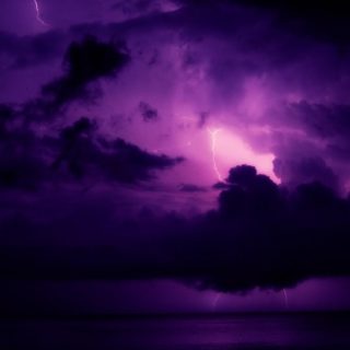 Landscape sky purple iPhone4s Wallpaper