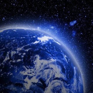 Earth and Space iPhone4s Wallpaper