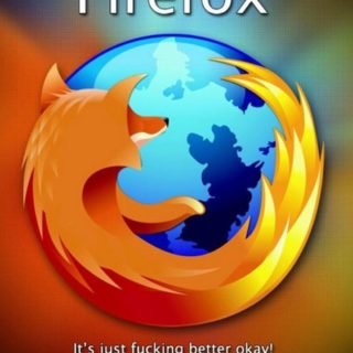 Firefox logo iPhone4s Wallpaper