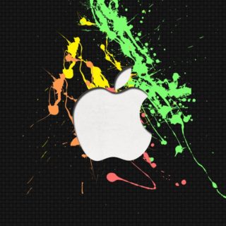 Apple paint iPhone4s Wallpaper