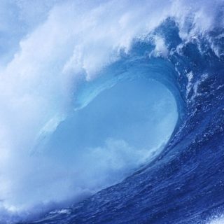 Landscape Nami blue iPhone4s Wallpaper