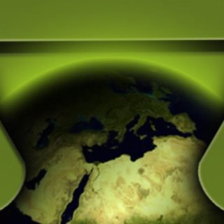 Android logo Earth iPhone4s Wallpaper