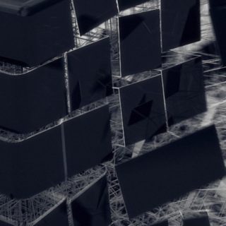 Cool black block iPhone4s Wallpaper