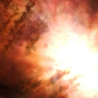 Space red iPhone4s Wallpaper