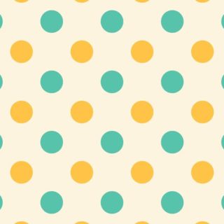 Yellow polka dot green iPhone4s Wallpaper