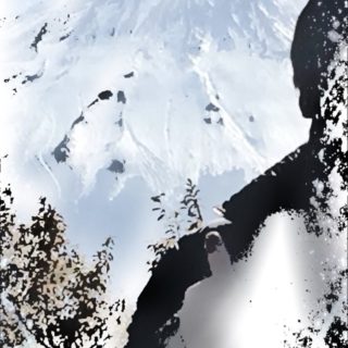 Mountain People iPhone5s / iPhone5c / iPhone5 Wallpaper