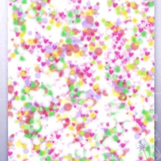 Heart Flowers iPhone5s / iPhone5c / iPhone5 Wallpaper