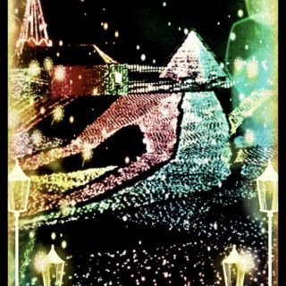 Illuminations night view iPhone5s / iPhone5c / iPhone5 Wallpaper