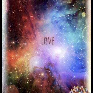 Space Love iPhone5s / iPhone5c / iPhone5 Wallpaper