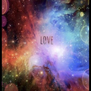 Space Love iPhone5s / iPhone5c / iPhone5 Wallpaper