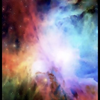 Nebula colorful iPhone5s / iPhone5c / iPhone5 Wallpaper
