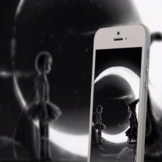 smartphone moon iPhone5s / iPhone5c / iPhone5 Wallpaper