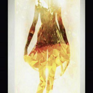 Women silhouette iPhone5s / iPhone5c / iPhone5 Wallpaper