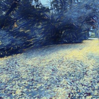 Fallen Leaves Landscape iPhone5s / iPhone5c / iPhone5 Wallpaper