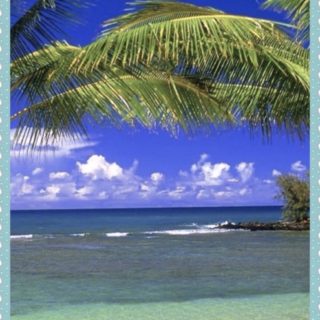 Beach Resort iPhone5s / iPhone5c / iPhone5 Wallpaper
