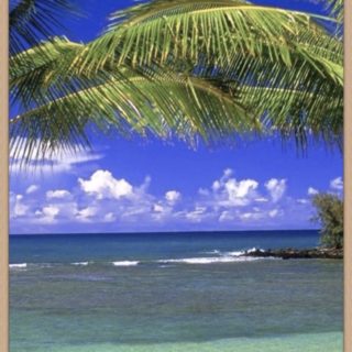 Beach Resort iPhone5s / iPhone5c / iPhone5 Wallpaper