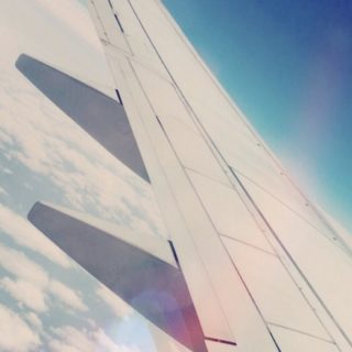 Airplane Feather iPhone5s / iPhone5c / iPhone5 Wallpaper