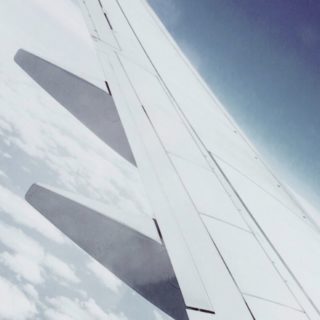 Airplane Sky iPhone5s / iPhone5c / iPhone5 Wallpaper