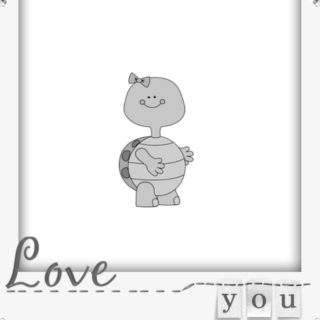 Turtle Love iPhone5s / iPhone5c / iPhone5 Wallpaper