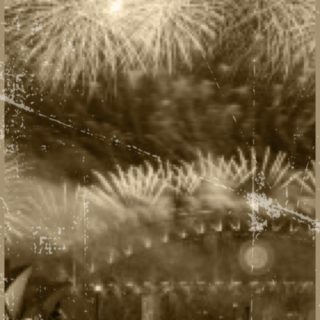 Fireworks Sepia iPhone5s / iPhone5c / iPhone5 Wallpaper