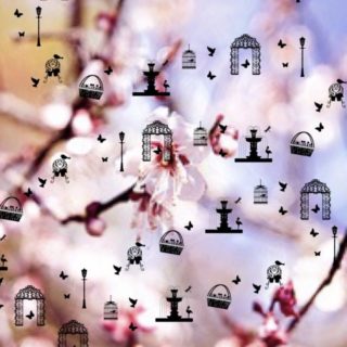 Cherry Paris iPhone5s / iPhone5c / iPhone5 Wallpaper