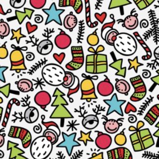 Christmas illustration iPhone5s / iPhone5c / iPhone5 Wallpaper