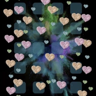 Explosion Heart iPhone5s / iPhone5c / iPhone5 Wallpaper
