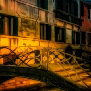 Landscape Street Bridge iPhone5s / iPhone5c / iPhone5 Wallpaper