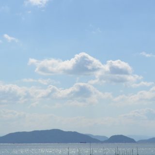 Landscape  sky shima iPhone5s / iPhone5c / iPhone5 Wallpaper