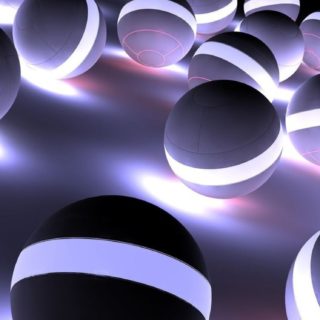 Cool Black Ball iPhone5s / iPhone5c / iPhone5 Wallpaper