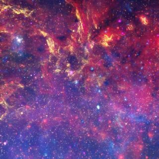 Space red iPhone5s / iPhone5c / iPhone5 Wallpaper